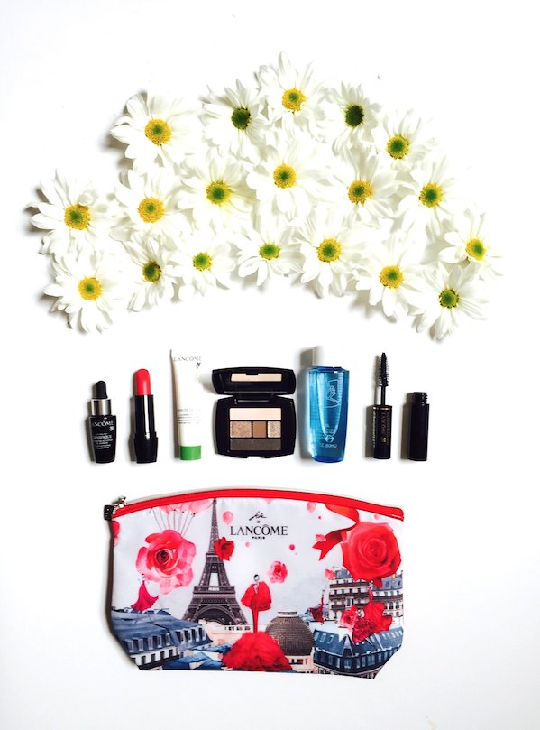 davelackie's tweet image. I'm drawing for 4 of these cute Lancome gift with purchase travel-sized sets (at Hudson's Bay) TODAY! RT &amp;amp; follow @davelackie to enter