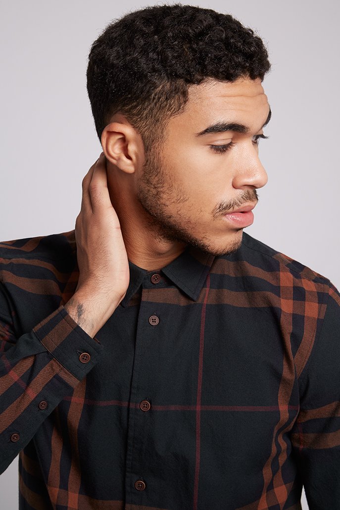 hymnlondon's tweet photo. The 'Foxtrot' shirt, the perfect plaid wardrobe update https://t.co/HzIiAWsSg0