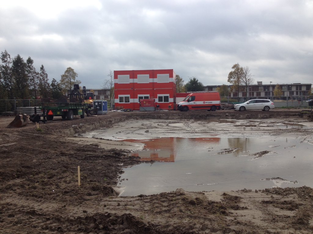 De laatste voorbereidingen <a href="/VanWijnenGroep/">Van Wijnen</a> #wijmat voor de start van 44appartementen <a href="/ReadyforLiving/">ReadyforLiving</a> <a href="/almere/">almere</a>