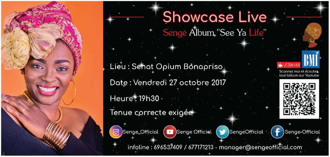 Kerawa_CM's tweet photo. Ne manquez pas le Free Show Case de Senge le 27 Occtobre au Senat de Bonapriso.
On se fera transporter lorsqu'il sera 19h30! https://t.co/Amo8kasL44