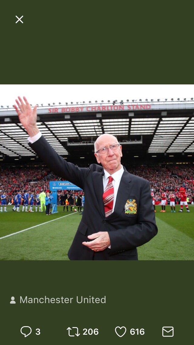 Happy Birthday Sir Bobby Charlton. 