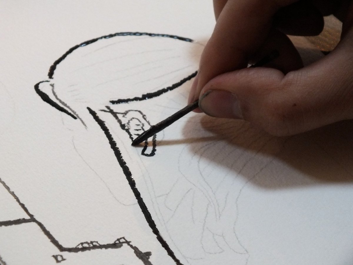 水と墨と爪楊枝 森泉岳土 報いは報い 罰は罰 の制作過程をまとめました