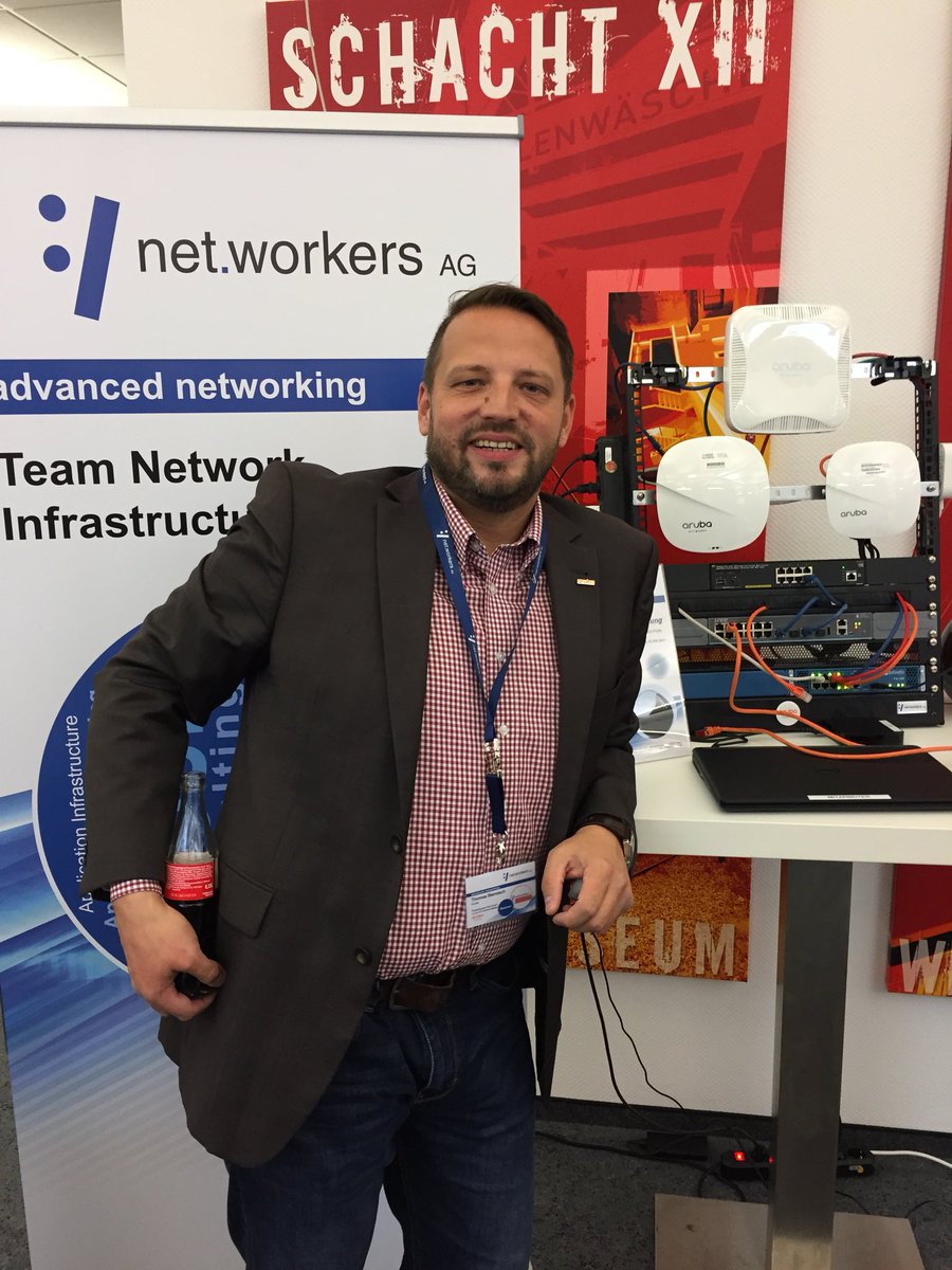 WhatsOnYourNet's tweet photo. Aruba #Clearpass Policy Manager live in action @NetworkersAG Hausmesse #nextworkers2017 https://t.co/hyRcmCUCOE