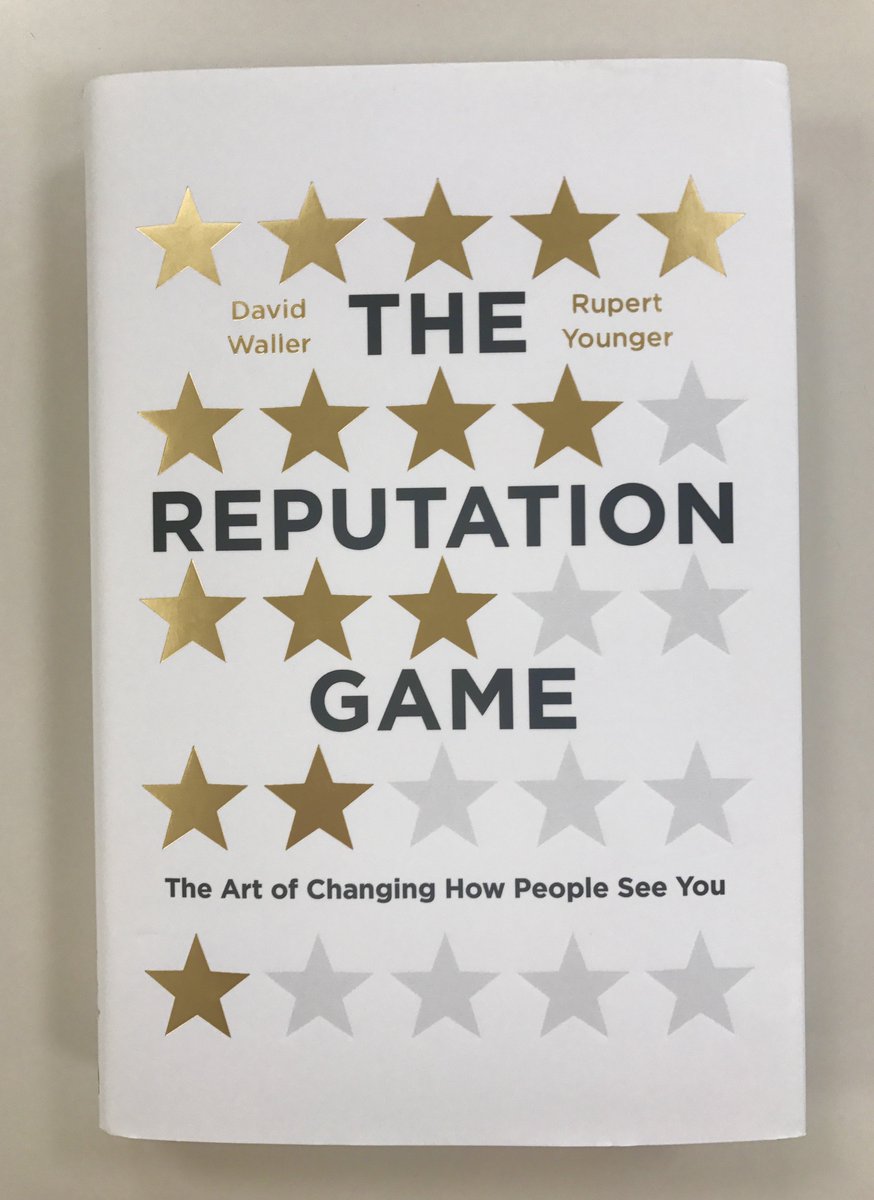Just arrived! #TheReputationGame The #art of #changing how #people see you @rupertyounger @ReputationOxfd @thedude1964