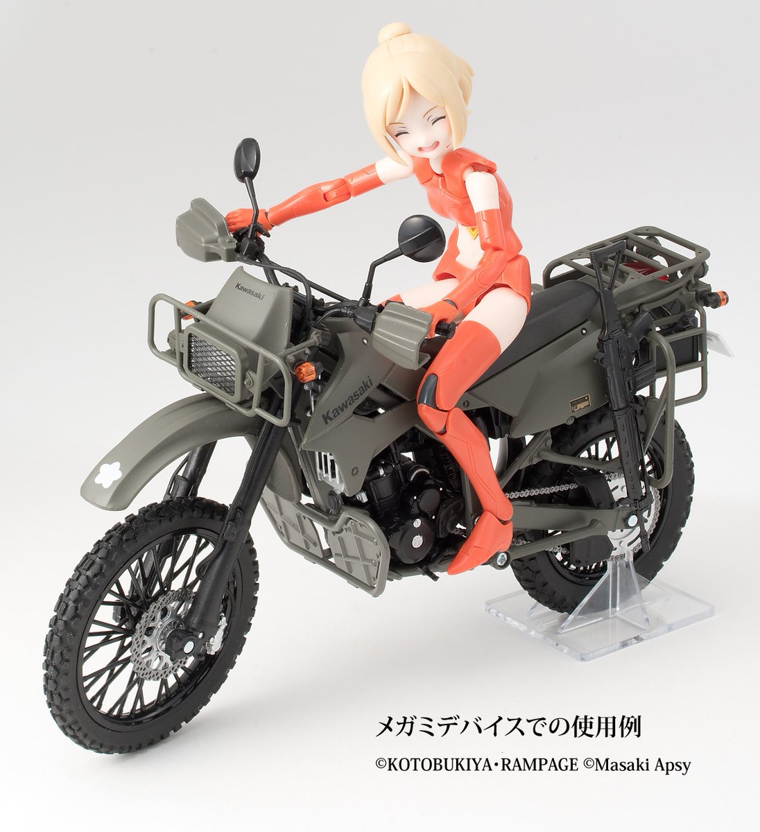 リトルアーモリー　『陸上自衛隊偵察用オートバイ　DX』 カワサキKLX250 リトルアーモリー【トミーテック公式】 on X: 