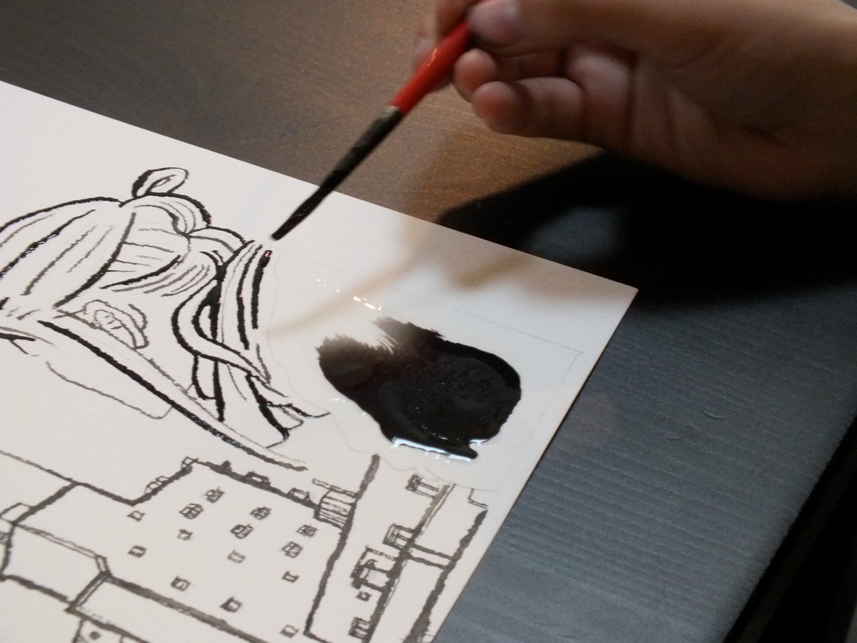 水と墨と爪楊枝 森泉岳土 報いは報い 罰は罰 の制作過程をまとめました