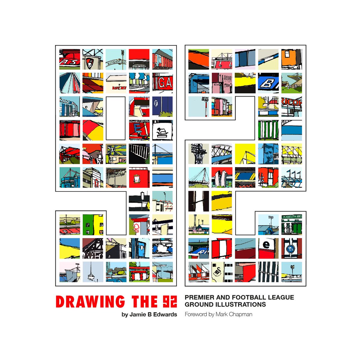 #Drawingthe92 launch exhibition at the #NationalFootballMuseum, Manchester, on Nov 4 Signed books and prints 92Book.co