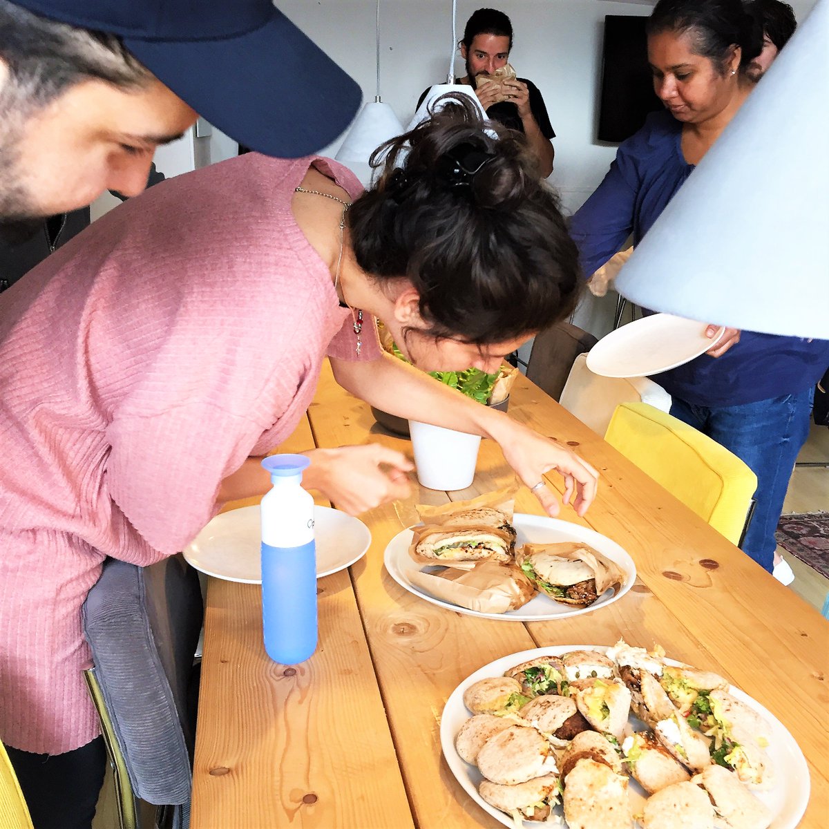 ILUMY's tweet photo. Another #internationallunchday at ILUMY and @PlekIntranet! Greek this time: pita bread with all sorts of good stuff inside 😍🇬🇷 https://t.co/zcM2zhNdy6