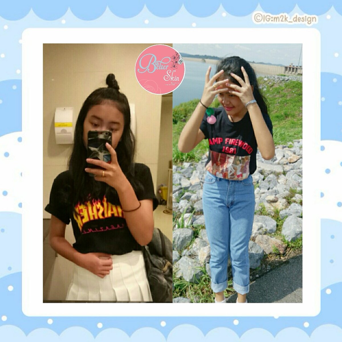 BarbiefaceTh's tweet photo. 300บาท ก็ขาวใสได้ จากดำๆมาขาว ขาวกรรมพันธุ์ก็ขาวจร้าาา แม่ค้าก็ดำกรรมพันธุ์ตอนนี้ขาวขึ้นเยอะเลย ดูรีวิวได้จร้าาา #แจกฟรี #แจกของ #อยากสวย https://t.co/o45vPdCcpu