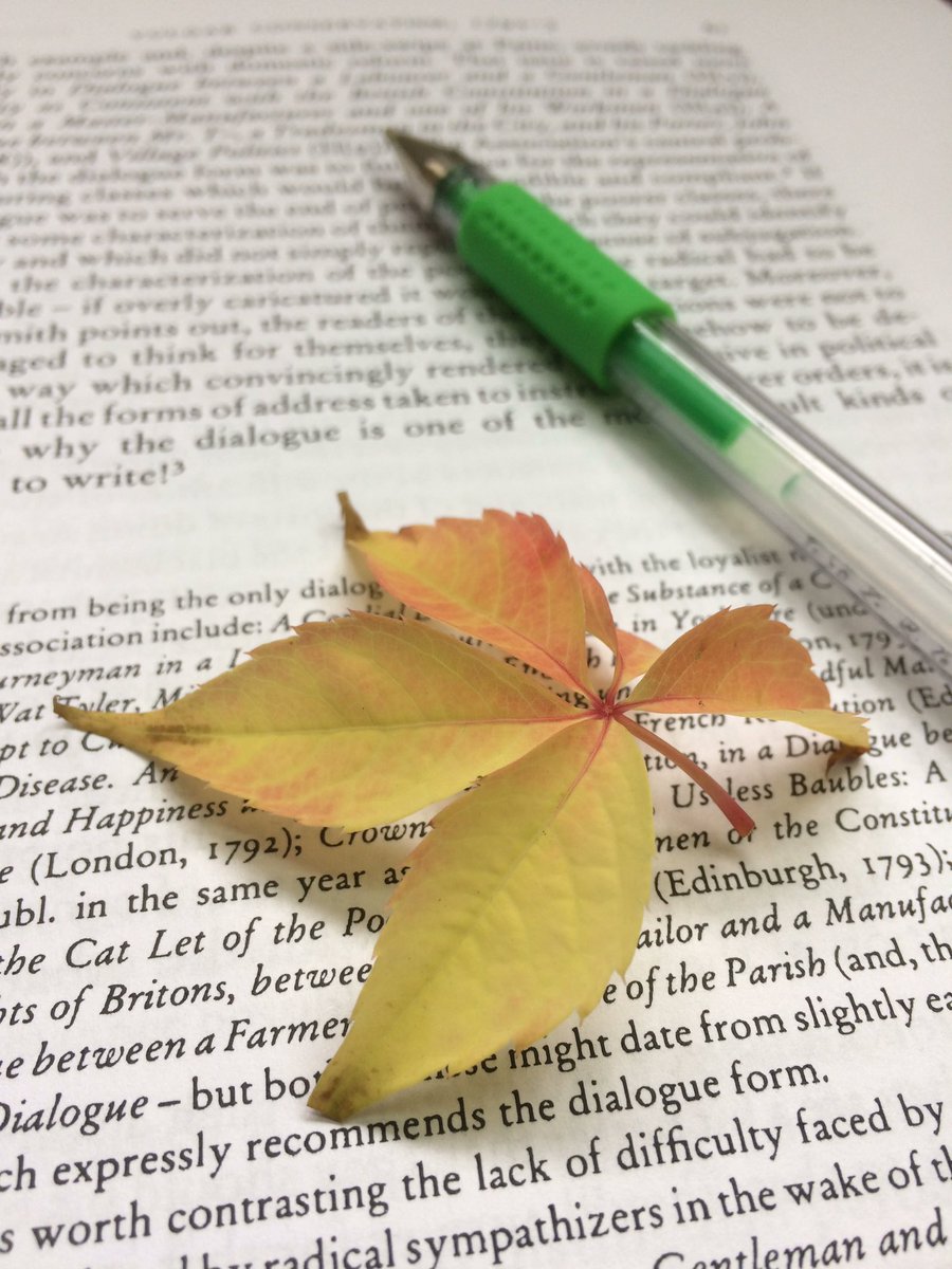 cambtweethispol's tweet photo. Autumn is definitely here when leaves are falling through the library window onto your desk. #Cambtweet #essay2 https://t.co/aJAkasM7Fl