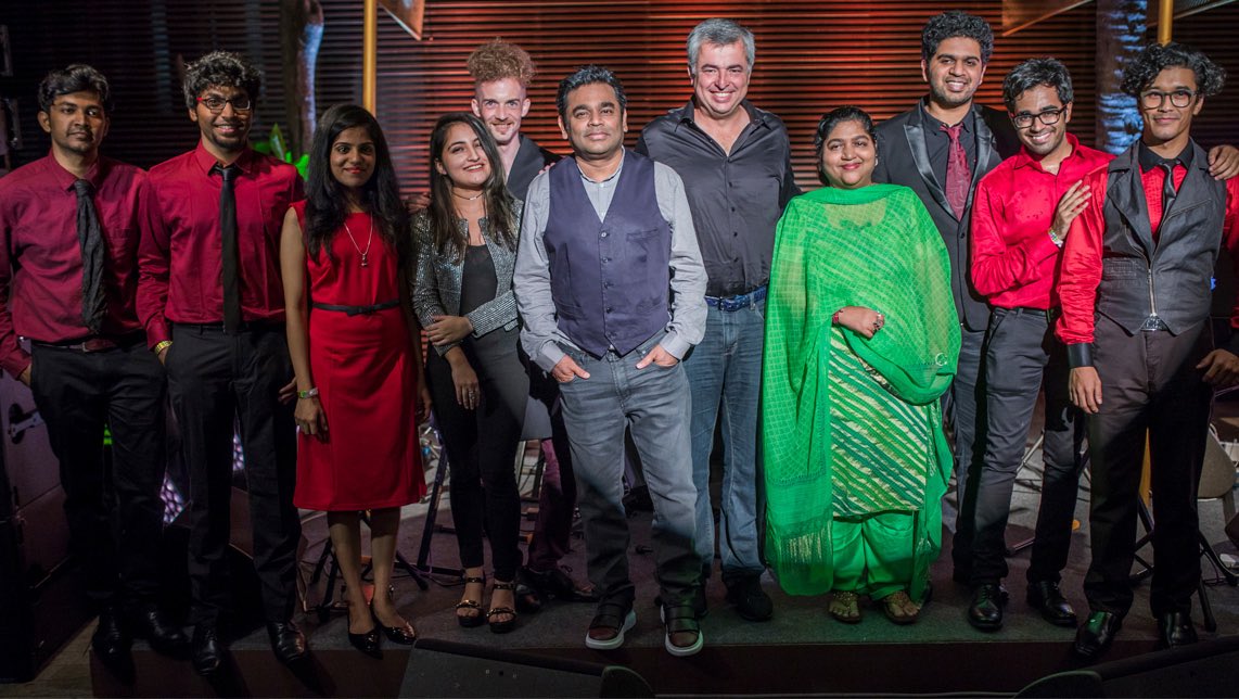 Great to be in Mumbai w/ <a href="/KMMC_Chennai/">KM MusicConservatory</a>. Proud to be supporting <a href="/arrahman/">A.R.Rahman</a> &amp; investing in the futures of these talented musicians &amp; students.
