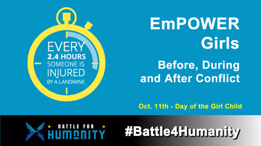 RliNigeria's tweet image. We will always battle against #conflicts, one of the greatest challenges against girl child education. #battleforhumanity #GirlChildDay