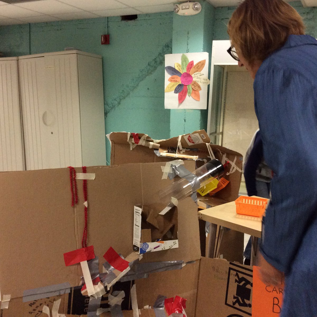 5th graders bu let Rube Goldberg machines.Perseverance,grit,and teamwork ruled the day. #shorewood proud#EL Education