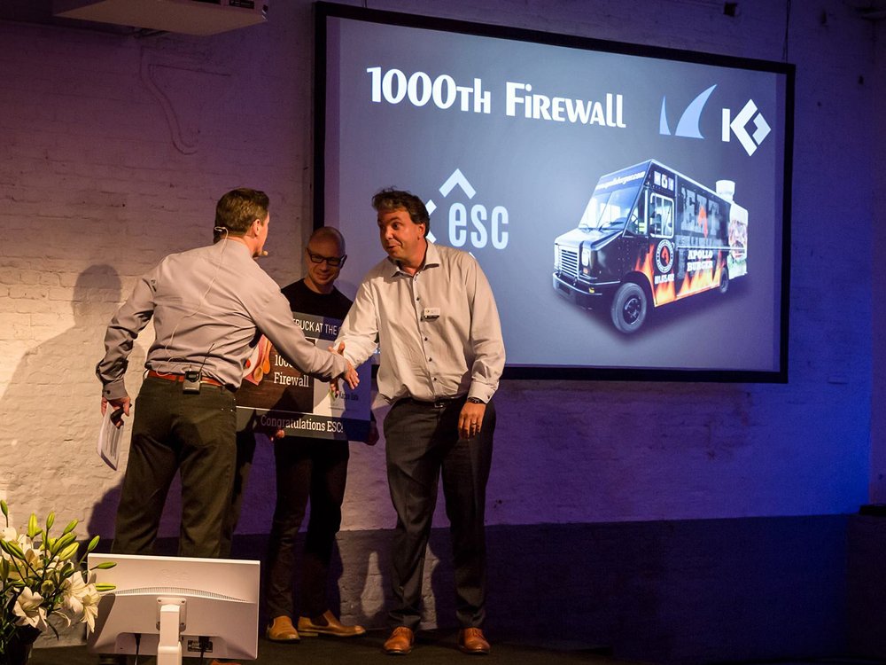 escbelgie's tweet photo. 1000th @BarracudaEMEA firewall award πwe are a proud @KappaData partner πΎ #KappaData2020 a fun and inspirational day. THANKS. https://t.co/KEo102Sgg3