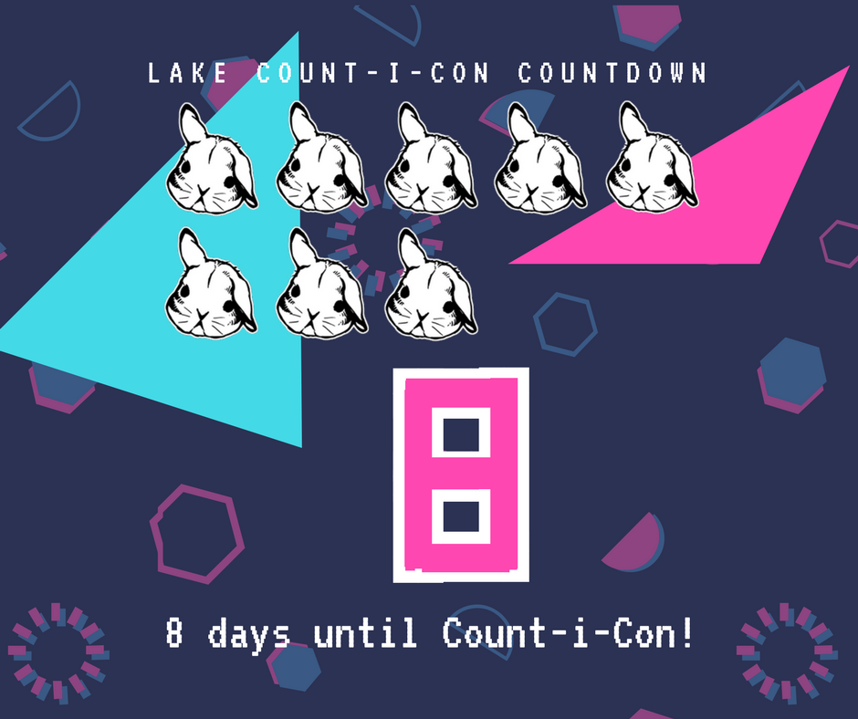 LakeCountICon's tweet photo. Only 8 more days until comics, cosplay, games, and more! #counticon #counticon2017 #comics #games #toys #cosplay #illinois https://t.co/aMnrNGk4nn