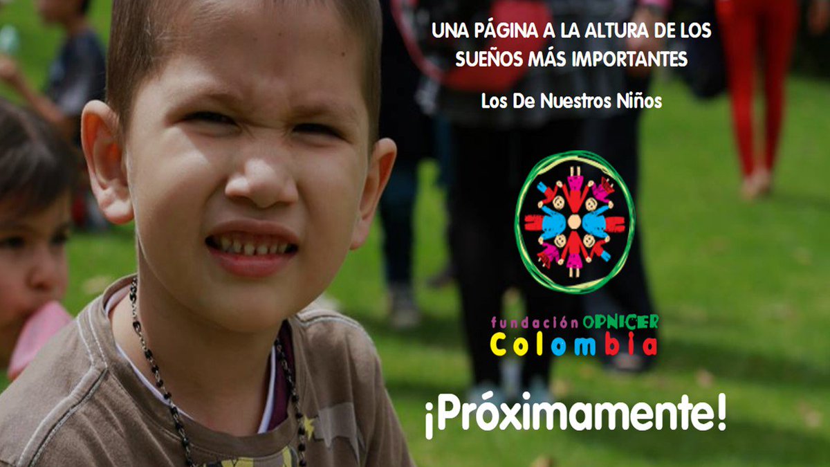 OpnicerColombia's tweet photo. MUY PRONTO VAMOS A TENER NUEVA PÁGINA WEB !!!.
Estamos juntos trabajando por los niños diagnosticados de cáncer. 
#fundaciónopnicer https://t.co/DB4gq6ueqo