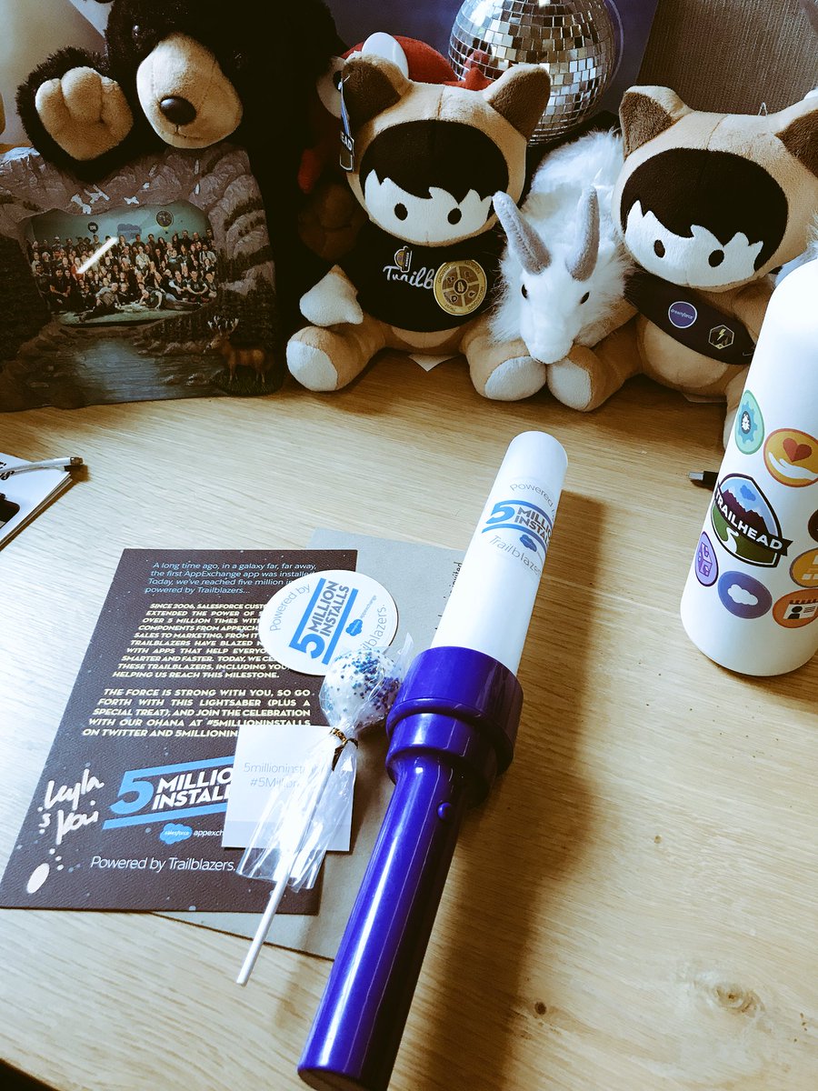 swbjoyce's tweet photo. BOOM 💥!  Today @appexchange reached #5MillionInstalls, powered by #Trailblazers #Celebrations 🎉👏🏼❤️  congrats @LeylaSeka and team https://t.co/wieRmz2gQA