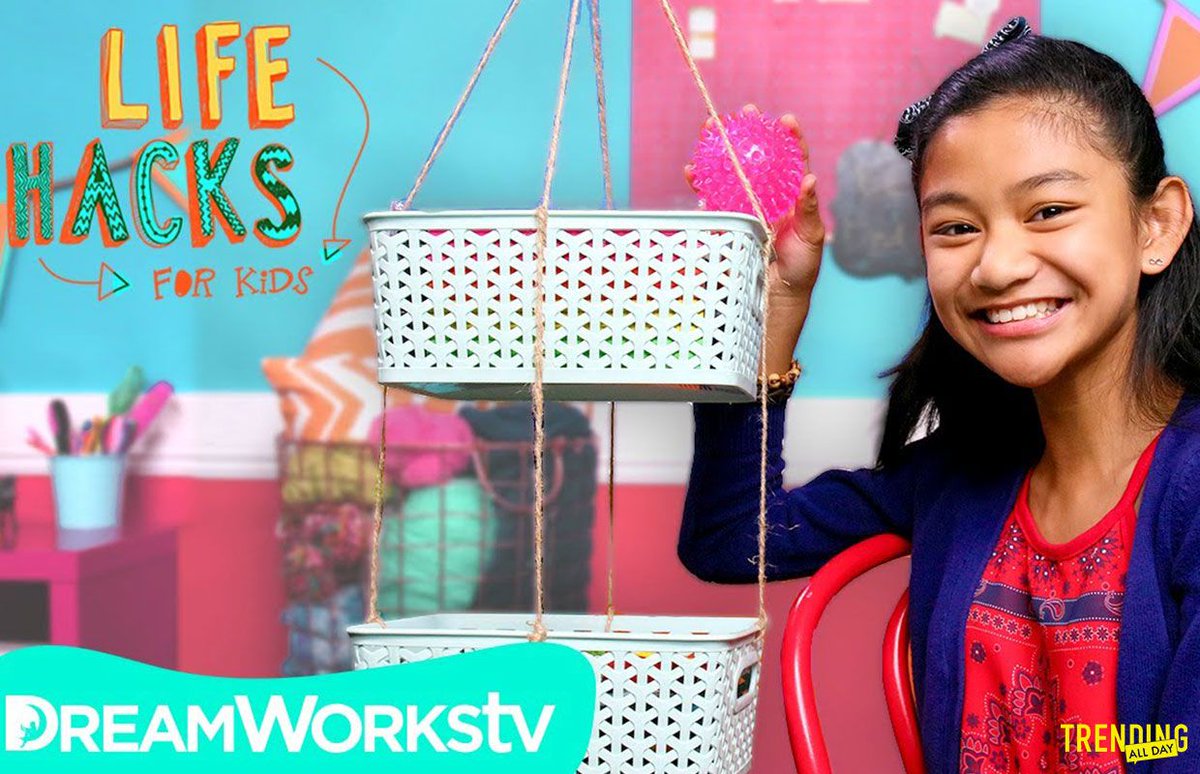 trendallday's tweet photo. The @AwesomenessTV's show "Life Hacks For Kids" is coming to TV! https://t.co/ulYZqorIsj https://t.co/zOtEJNZerJ
