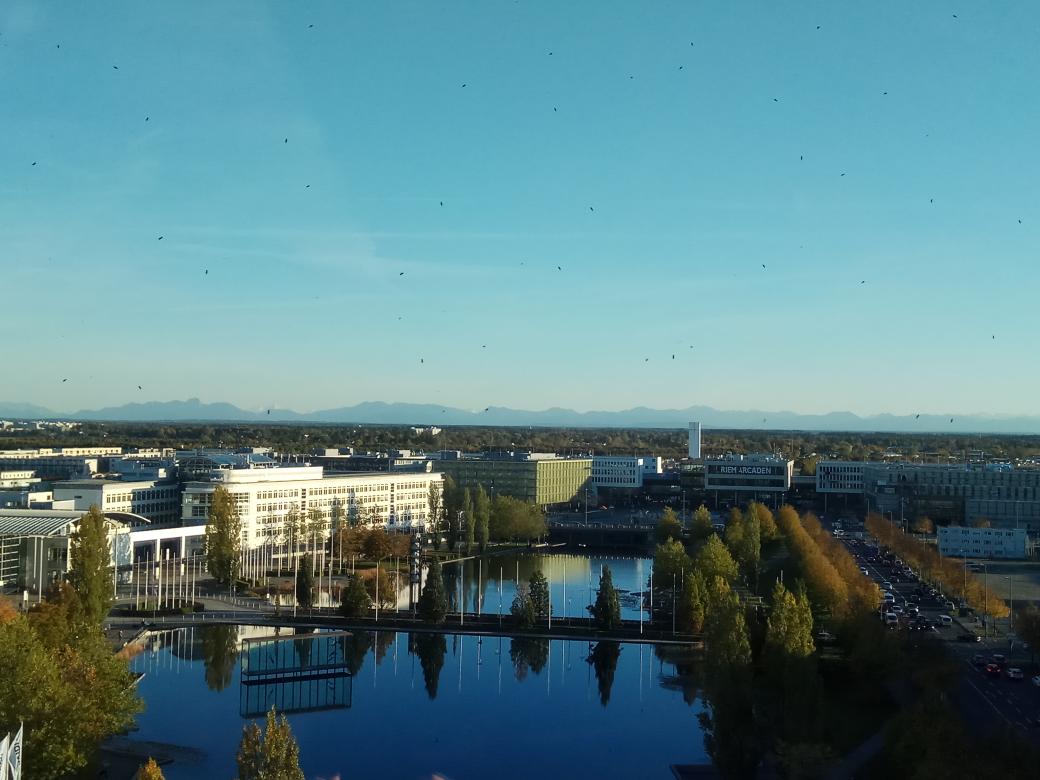 swilzbach's tweet photo. Looking towards you from Brainlab's old airport tower. #dmuc #dlang https://t.co/FMnzAsSz4h
