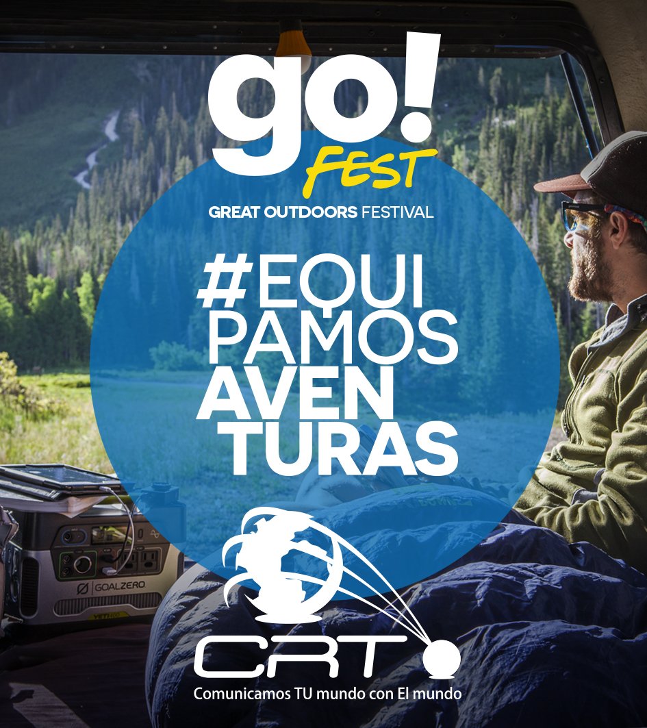 CRT_Ltda's tweet photo. Este año nuevamente con nuestros productos GoalZero en Gofest, no puedes  faltar https://t.co/SnL7G7zhtN