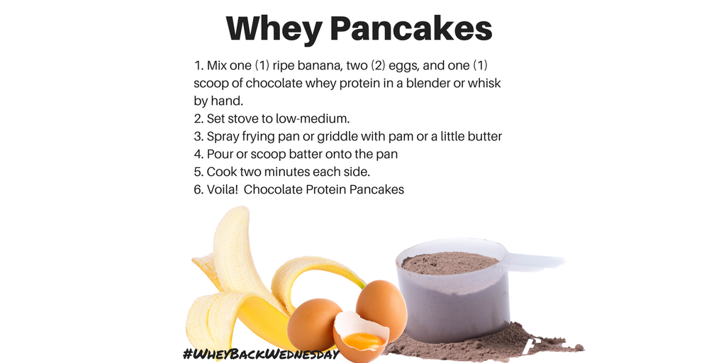 FitnessFirstUSA's tweet photo. Looking for a snack packed with protein? Try these simple to make protein pancakes! #snacktime #WheybackWednesday #FitnessFirstUSA https://t.co/jlug21TpBG