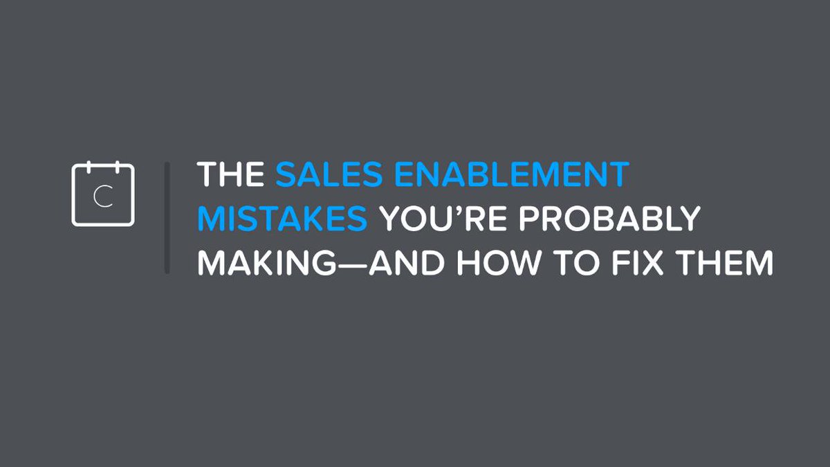 ClickDoneWA's tweet image. The sales enablement mistakes you’re probably making - and how to fix them buff.ly/2eLyLr7 #healthcare #ada #dentist #dental
