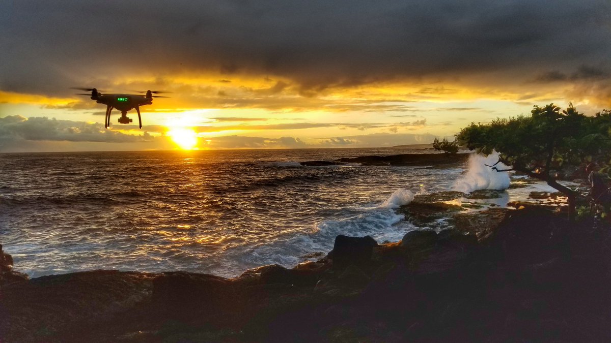 Early bird. #phantom4 #aloha #hiloside