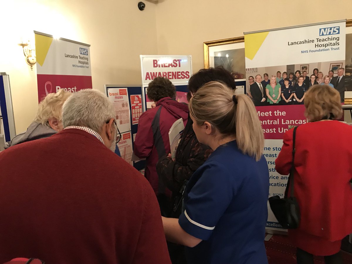 The breast cancer awareness stand at our AMM is getting a huge amount of interest!