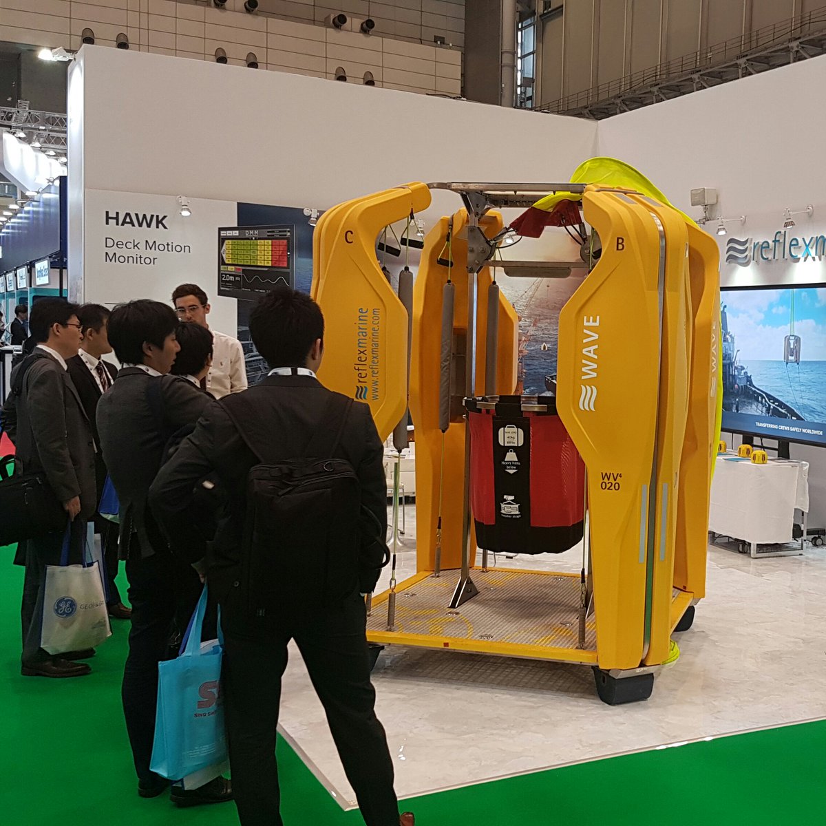 ReflexMarineLtd's tweet photo. Attending Offshore Technology Days 2017? See #WAVE4 in Hall 3 Std. 4554 and find out about #SafeCrewTransfer @EnerMech @offshoredays #OTD17 https://t.co/34W1uYrKwL