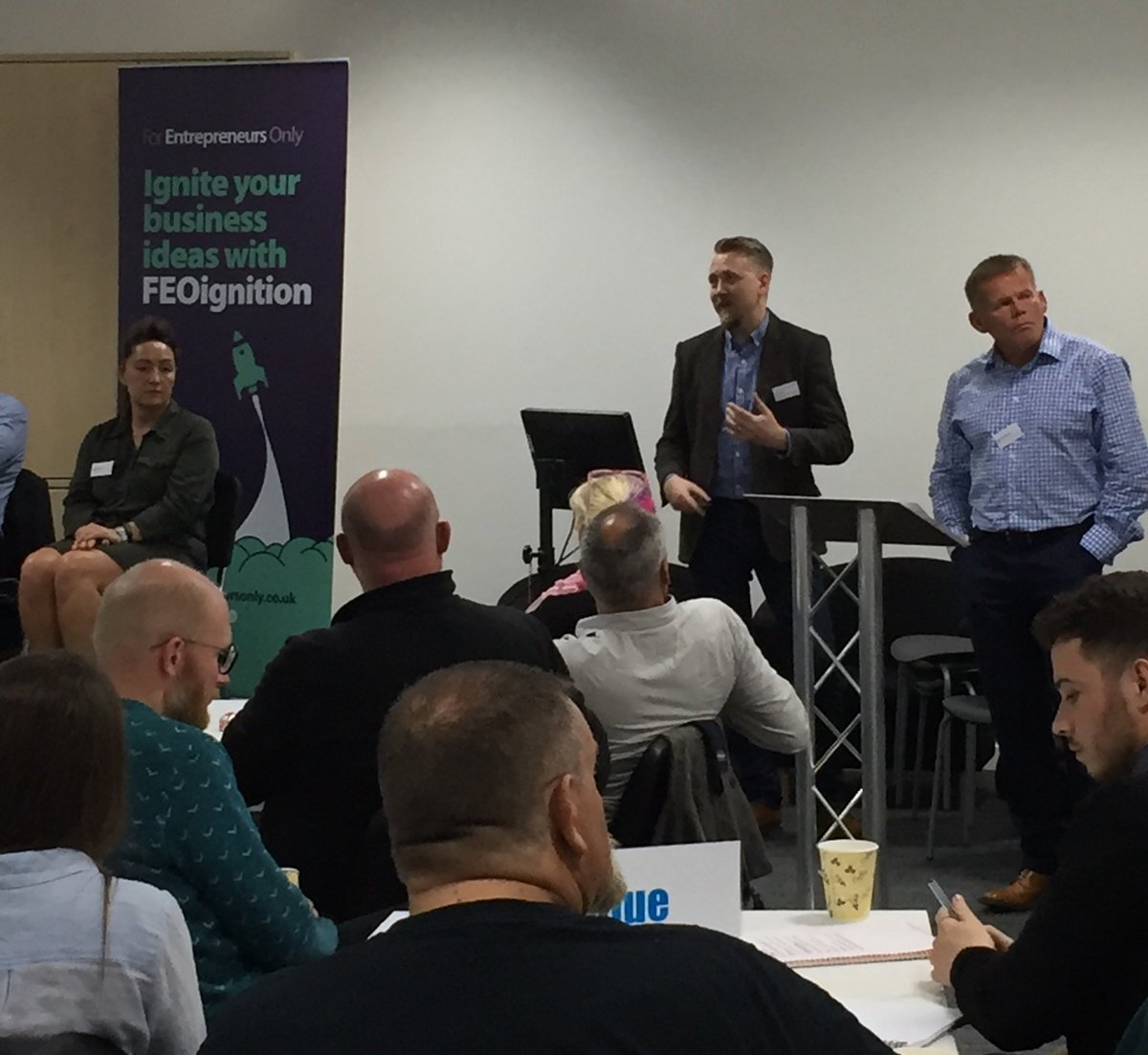 FEOHull's tweet photo. Tonight “Finance Matters” at #FEOignition Session 5 - thank you to @thedescom Nic Johnson &amp; Gary Hainsworth. https://t.co/j5mayGnWQV