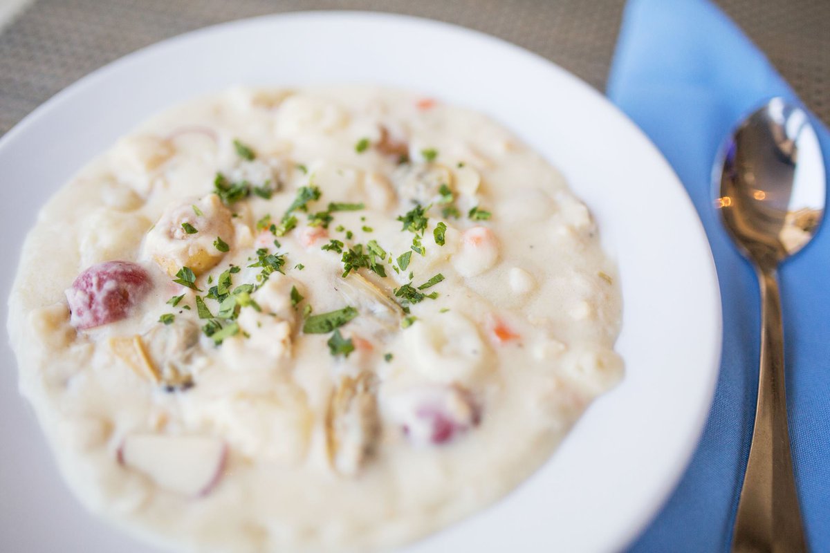 catch31's tweet image. Something about a rainy day requires chowder. Come on in for lunch or dinner, trust us, you don't want to cook tonight. #Catch31