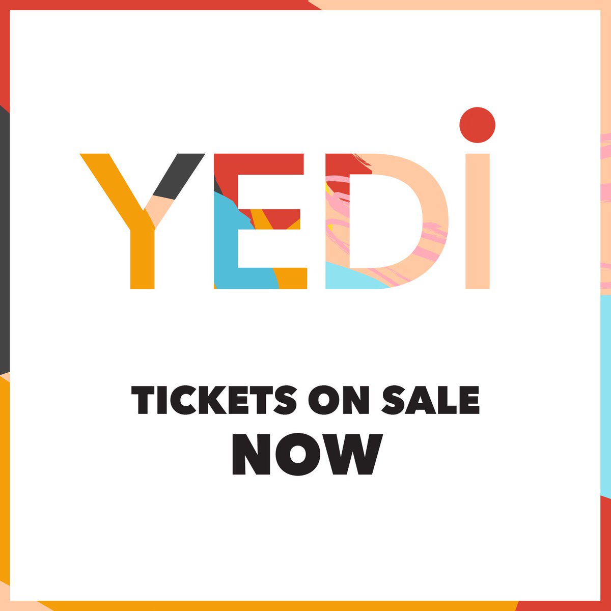 YEDİ is just around the corner and tickets are available through Biletix as of now! Are you ready? See the link in bio for more information.