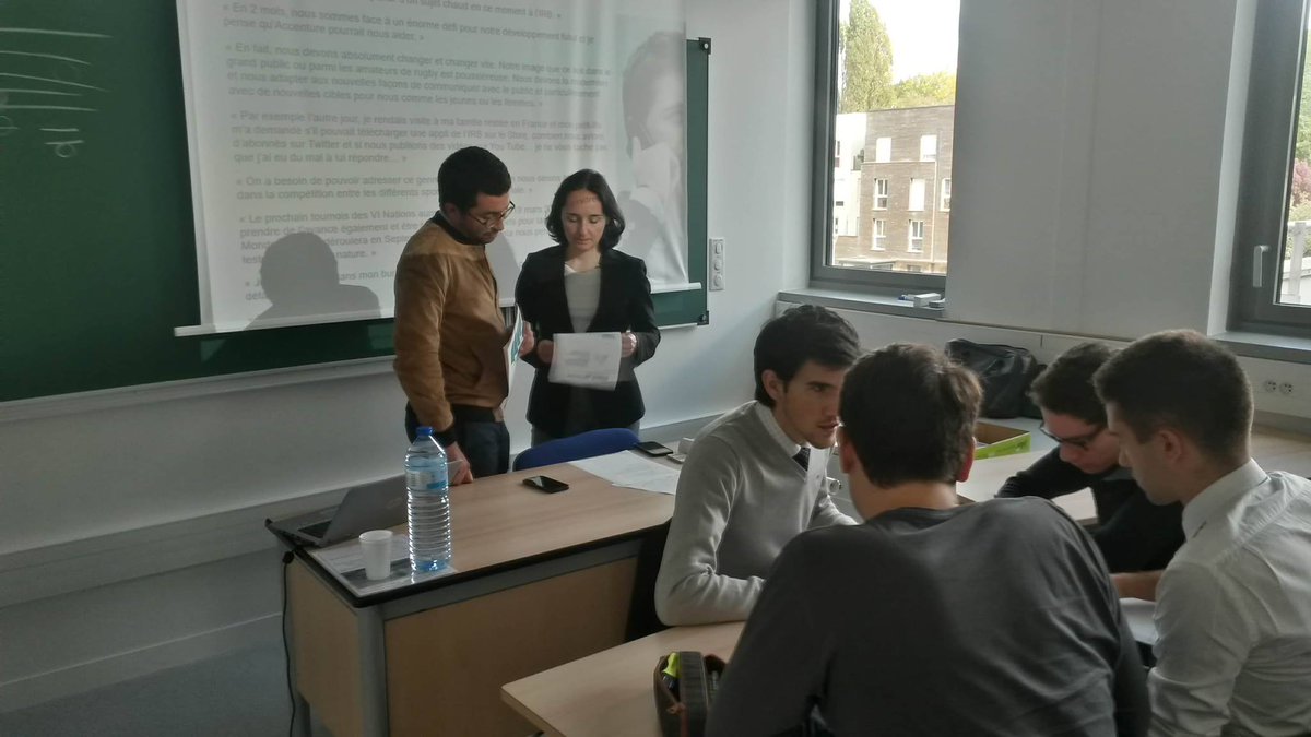 ConsultMeeting's tweet photo. Etude de cas @Accenture 
Les élèves doivent dynamiser l’International Rugby Board par une nouvelle stratégie de communication ! https://t.co/P10skI0Hv4