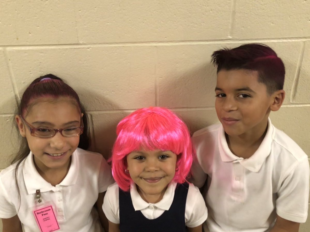 Pink Hair Day! #BreastCancerAwarenessMonth