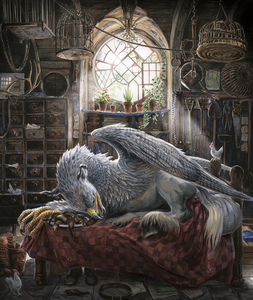 thecreativeave's tweet photo. It’s arrived the beautiful #PrisonerofAzkaban! We are in love with Jim Kay's illustrations 😍 #HarryPotterIllustrated https://t.co/YjNcB4vQ3L