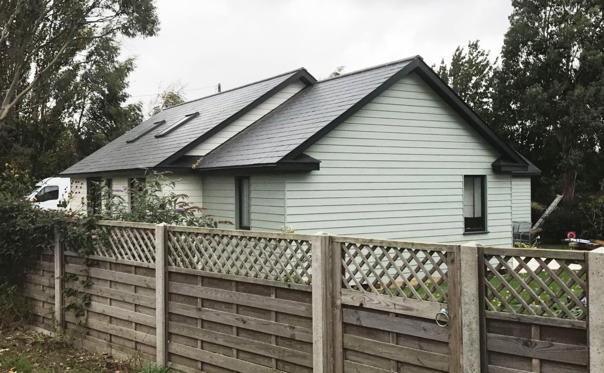 Just about finished that domestic #cladding job! Will be sending in our pro-photographer from <a href="/KentDesigners/">Kent Creative Design</a> to get some portfolio pictures!