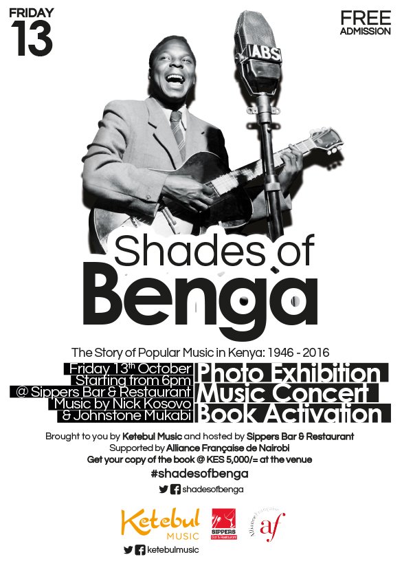 Dear Friends lets meet at Sippers Bar and restaurant. Music will be by Johnsone Mukabi and Nick Kosovo.