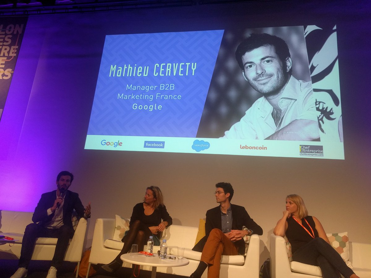 Sophieleimbach2's tweet photo. #SDE2017
Plénière en famille : Intégrer le numérique dans sa strat avec Google, le Bon Coin, Zelasticket, Salesforce, Lydia, VDM 🎤 https://t.co/vP3XxUJoO4