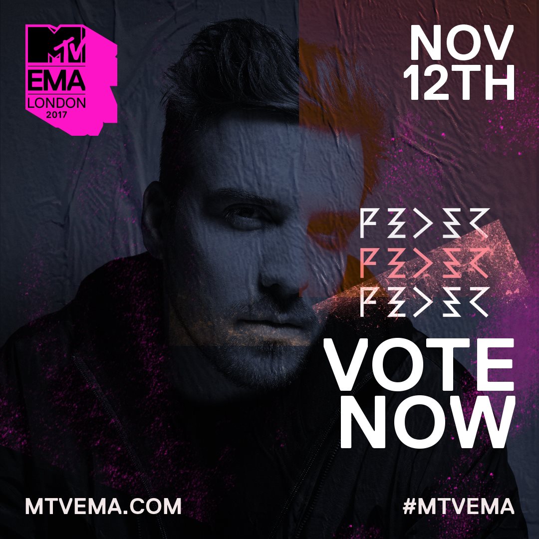 Feder_Music's tweet photo. I'm proud to be nominated for the @mtvema awards. 😎 Vote for me as the best French Artist here: https://t.co/CohFVQf2tx https://t.co/a6dK2mMFol