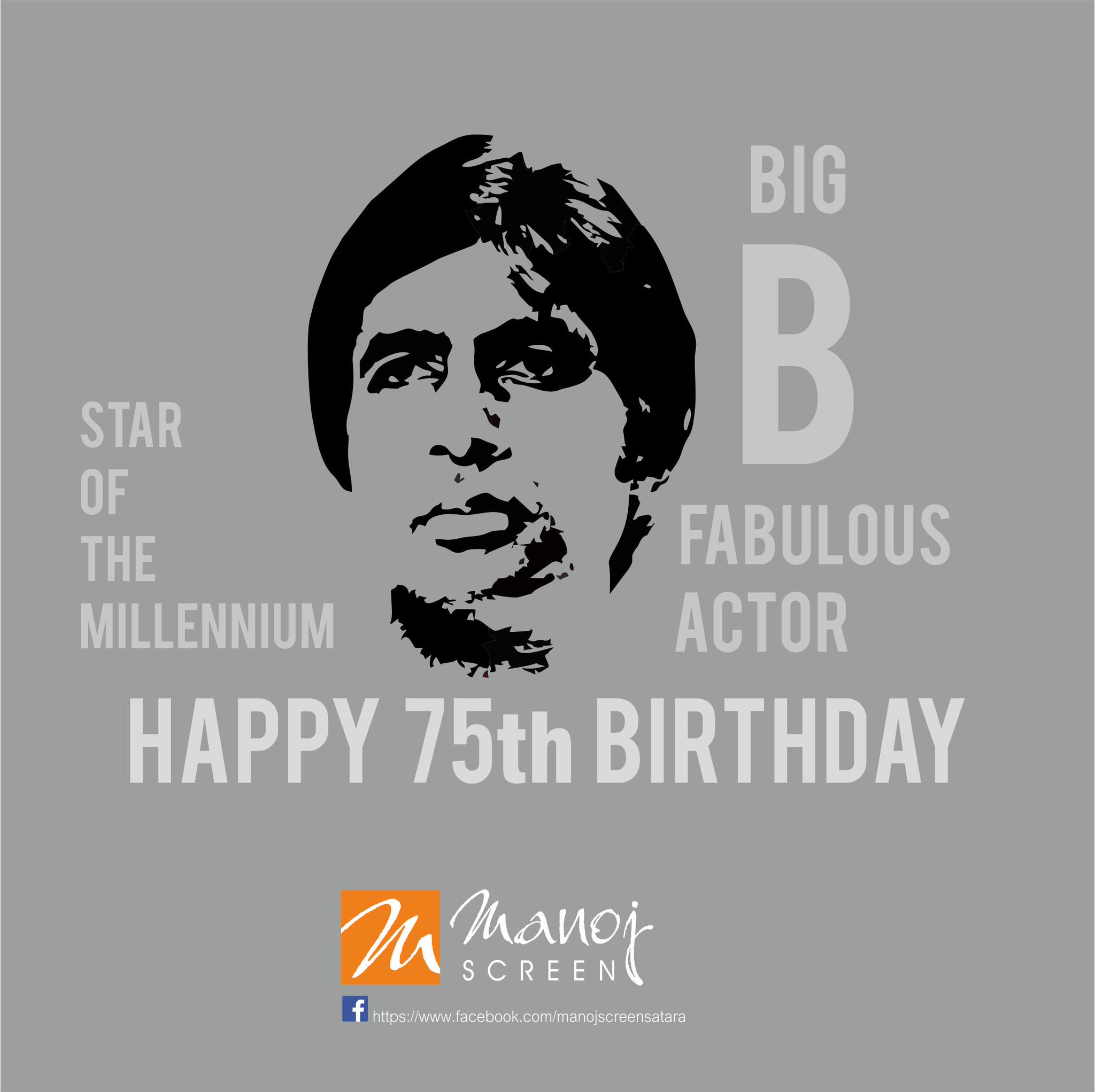  of the Millennium B   75th Birthday  bachchan 