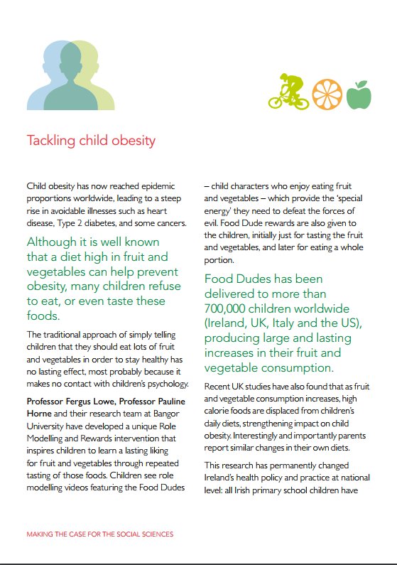 CfSocialScience's tweet photo. Our #MTCSocSci Wales booklet showed how #socsci is helping tackle #childobesity https://t.co/6GNyRLfV6e #WorldObesityDay @WISERDNews @RIASS_ https://t.co/YyD5yX36S8