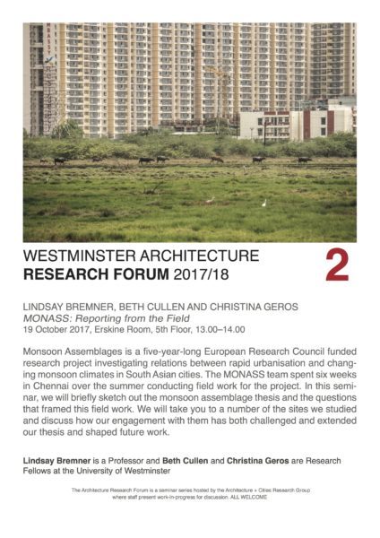 openstudio_wm's tweet photo. Architecture Research Forum: MONASS “Reporting from the Field” with Lindsay Bremner, Beth Cullen and Christina Ger… https://t.co/CZmFq59IxB https://t.co/n2uveA54W2