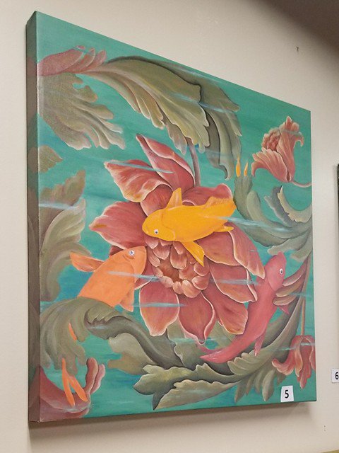 hfhkprestore's tweet photo. Double Take 2017 Honorable Mention - "Koi in Pond" by Ruth Heiderreich #redirectedart #artshow #restoreredo https://t.co/0OFFRHSegW