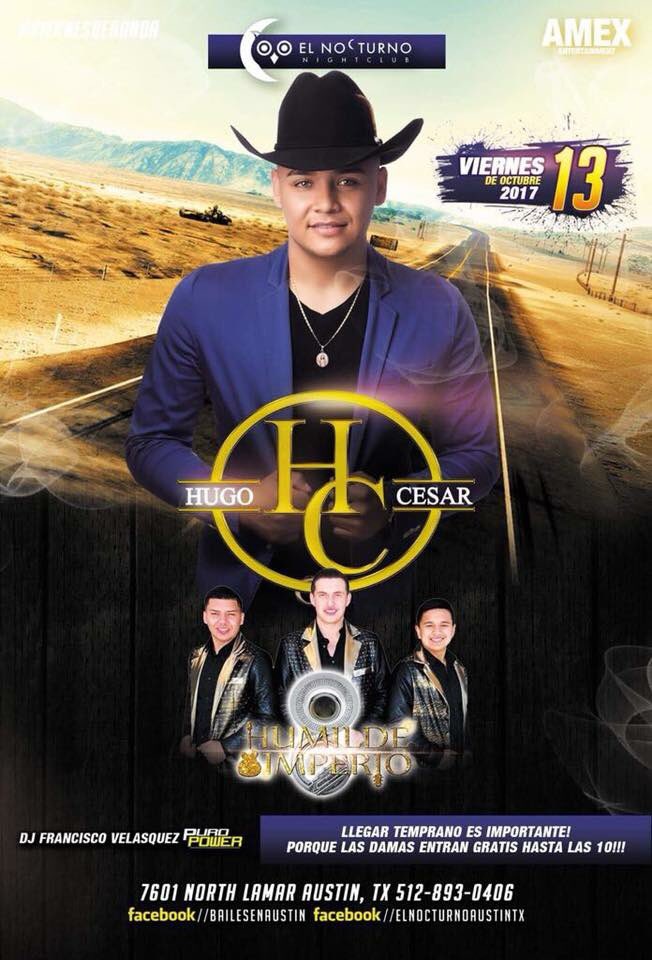 Maria__474's tweet photo. ESTE VIERNES 13 de octubre ‼️‼️‼️en el nocturno💃🏼🍻 #hugocesar #elmuchachoalegre #humildeimperio https://t.co/hszoeGYPqj