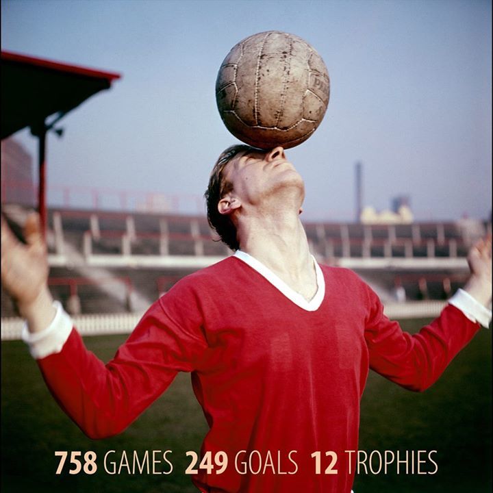 Happy 80th birthday, Sir Bobby Charlton!

758 games 249 goals  12 trophies 