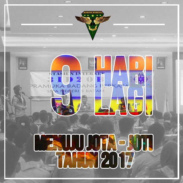 Cooming soon Jota Joti 2017
"Be Prepared"
Let's join us

#pramuka #scout #badangperkasaeverywhere #jota #joti #pramukaupdate #pramukaindone…