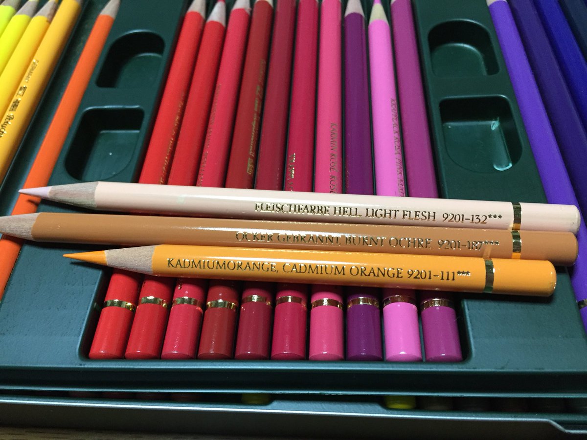 ぐぐる No Twitter 色鉛筆は主にファーバーカステルポリクロモスを使ってて 肌色は187番 111番 132番を使ってます 187番で影 上から111番でぼかすように塗って 132番は全体に薄くって感じです タグ勝手にお借りしました アナログ絵描きさん肌色何で塗ってます