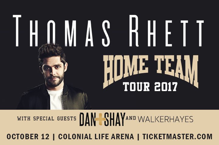CLAmktg's tweet photo. Contest Alert: RT by 3PM for a chance to win a pair of tix to see Thomas Rhett w/ Dan + Shay &amp; Walker Hayes TOMORROW NIGHT! #HomeTeamTour https://t.co/bn33JB7evO