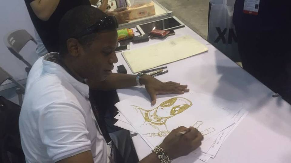 HaveNotFilms's tweet image. Our international Partner Walter McDaniel's amazing talent is on display at 2017 Shanghai Comic Con.  #QuantumOmnimedia #RedDragon #HNF