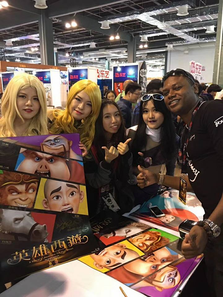 HaveNotFilms's tweet image. Our international Partner Walter McDaniel's amazing talent is on display at 2017 Shanghai Comic Con.  #QuantumOmnimedia #RedDragon #HNF